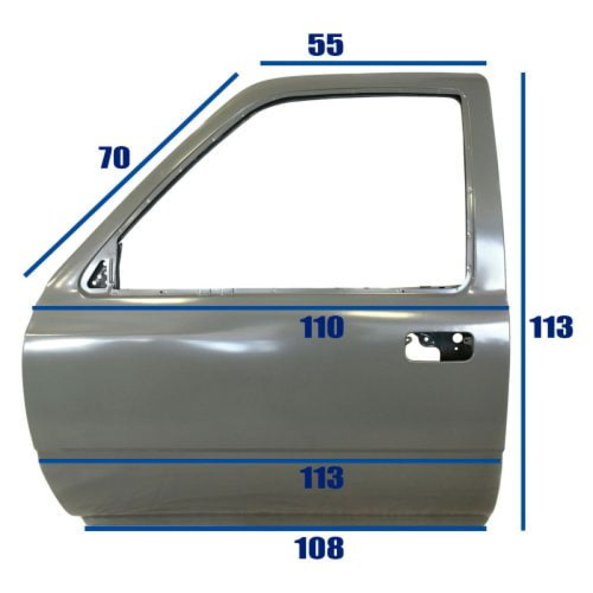 ΠΟΡΤΑ TOYOTA HILUX YN85/LN85/90/YN110/LN110 '89-'96 ΜΟΝΗ/ΜΙΑΜΙΣΗ ΔΕΞΙΑ 12064489R