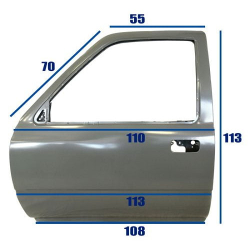 ΠΟΡΤΑ TOYOTA HILUX YN85/LN85/90/YN110/LN110 '89-'96 ΜΟΝΗ/ΜΙΑΜΙΣΗ ΔΕΞΙΑ 12064489R