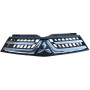 ΜΑΣΚΑ MITSUBISHI L200 '14-'15 ΧΡΩΜΙΟ/ΜΑΥΡΗ 145892510
