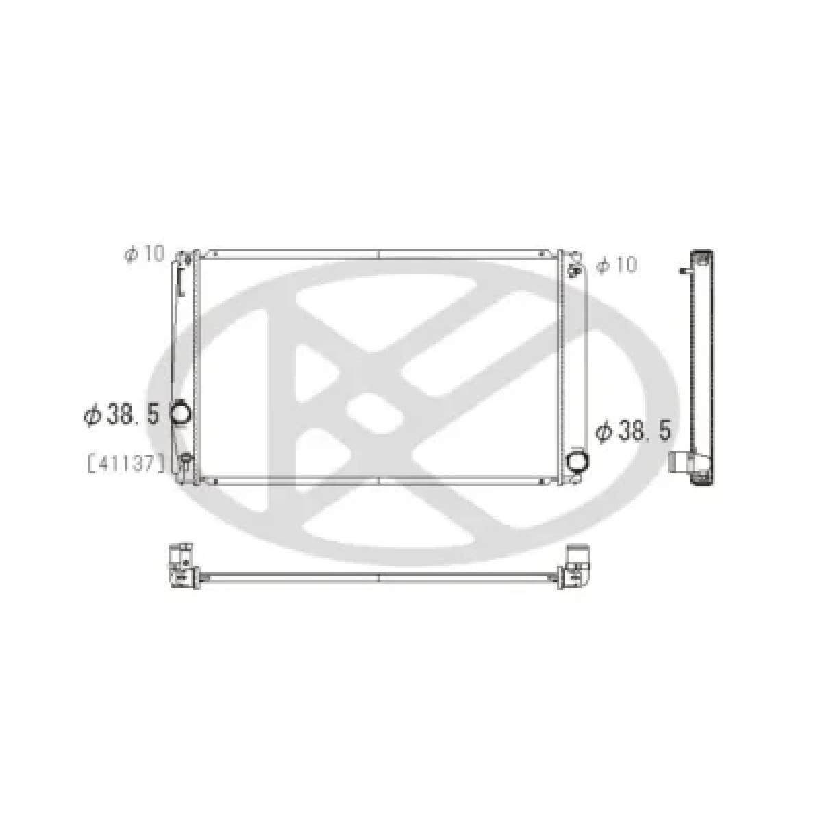 ΨΥΓΕΙΟ ΝΕΡΟΥ KOYORAD TOYOTA RAV4 '05-'19 2.0/2.4/2.5 16400-28560