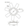 ΦΤΕΡΩΤΗ NISSAN D21 '85-'92 Z20 380mm (7 ΦΥΛΛΑ) 21060-57W00