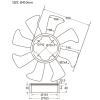 ΦΤΕΡΩΤΗ NISSAN PATROL 410mm (ΒΙΔΑ-ΒΙΔΑ 143mm) (8 ΦΥΛΛΑ) 21060-72L00