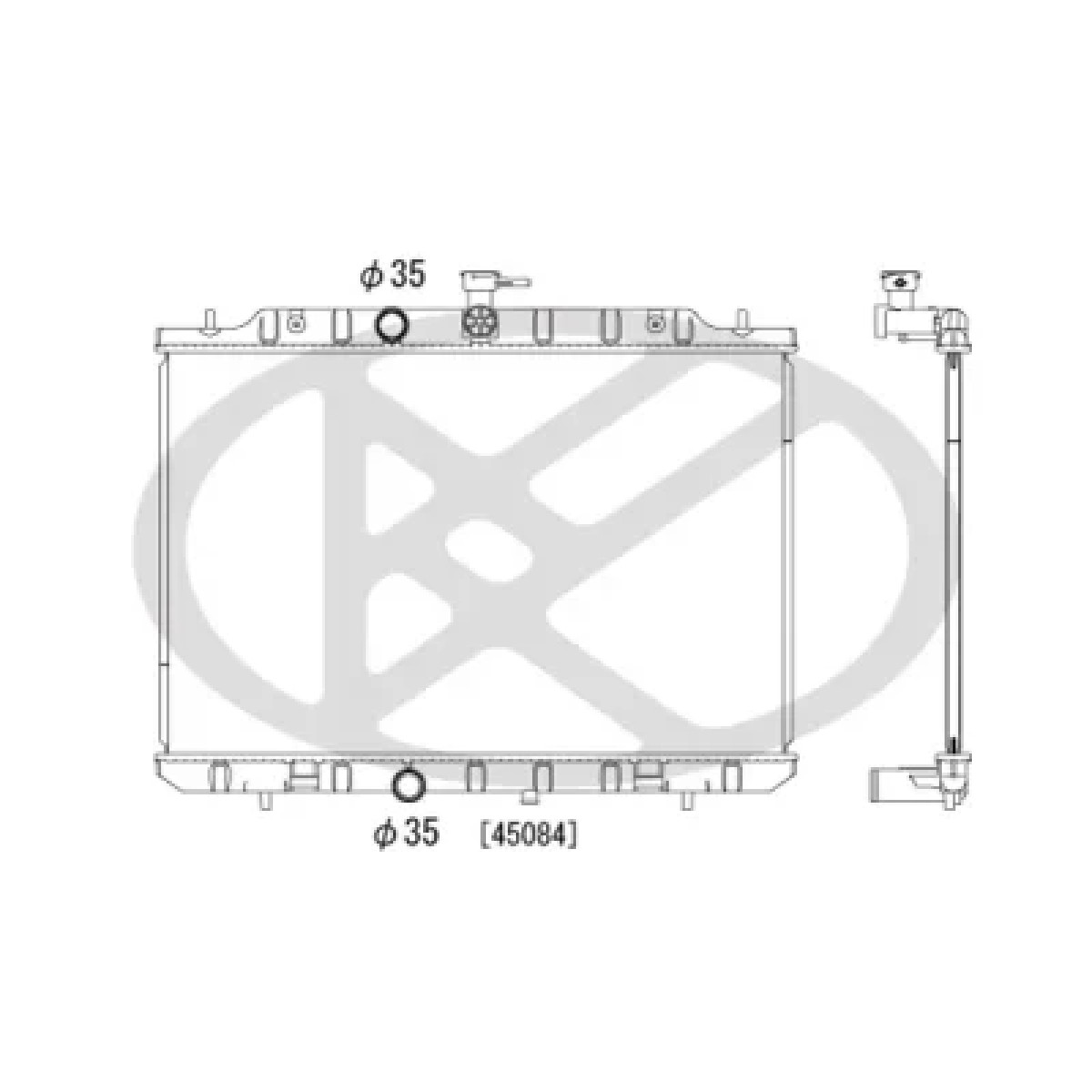 ΨΥΓΕΙΟ ΝΕΡΟΥ KOYORAD NISSAN XTRAIL '07-'13 2.0/2.5 21400JG000