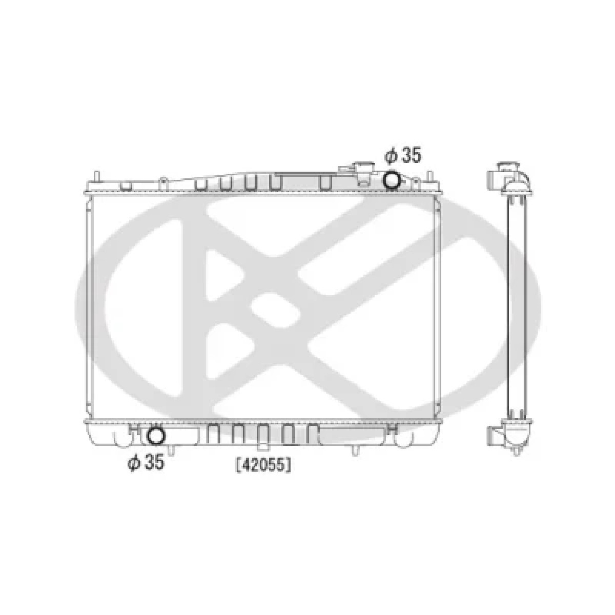 ΨΥΓΕΙΟ ΝΕΡΟΥ KOYORAD NISSAN KING CAB / NAVARA D22 2.5TD 3.2D 214603S800