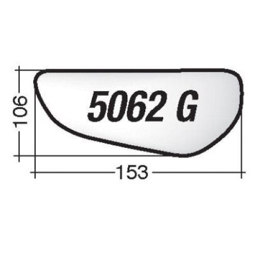 ΚΡΥΣΤΑΛΛΟ ΚΑΘΡΕΠΤΗ FORD TOURNEO CONNECT '14-/  GRAND TOURNEO CONNECT '14-/  TRANSIT CONNECT '13- (ΕΥΡΥΓΩΝΙΟ, ΧΡΩΜΙΟ) ΔΕΞΙ ΧΩΡΙΣ ΒΑΣΗ 4310920R