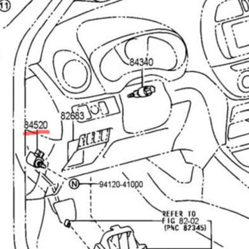 ΒΑΛΒΙΔΑ ΣΥΜΠΛΕΚΤΗ TOYOTA RAV4 '05-/ YARIS '01-'14/ AVENSIS '03-/ COROLLA '01-'14/ MATRIX '09-'14/ AYGO '05-'14 84520-42010