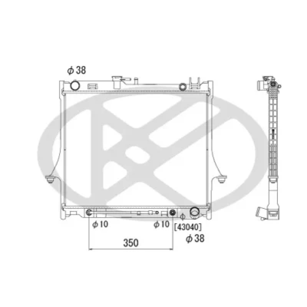 ΨΥΓΕΙΟ ΝΕΡΟΥ KOYORAD ISUZU D-MAX ’03-’11 3.0 DiTD ΑΥΤΟΜΑΤΟ 8973333532