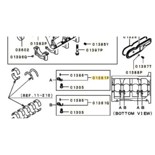 ΜΠΕΚ ΨΕΚΑΣΜΟΥ ΛΑΔΙΟΥ MITSUBISHI L200 K74 '97-'05/ KB4T '06-'15/ PAJERO/ HYUNDAI H-1/ H-100 4D56 TCI - ΘΕΣΗ Α (2ΤΜΧ) MD319527