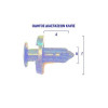 ΚΛΙΠ MITSUBISHI L200 '06-/ LANCER '00/ HONDA CIVIC '02/ CRV '00/ TOYOTA ΠΡΟΦΥΛΑΚΤΗΡΑ/ ΦΤΕΡΟΥ 13X9X18mm (10ΤΕΜ) MR200300