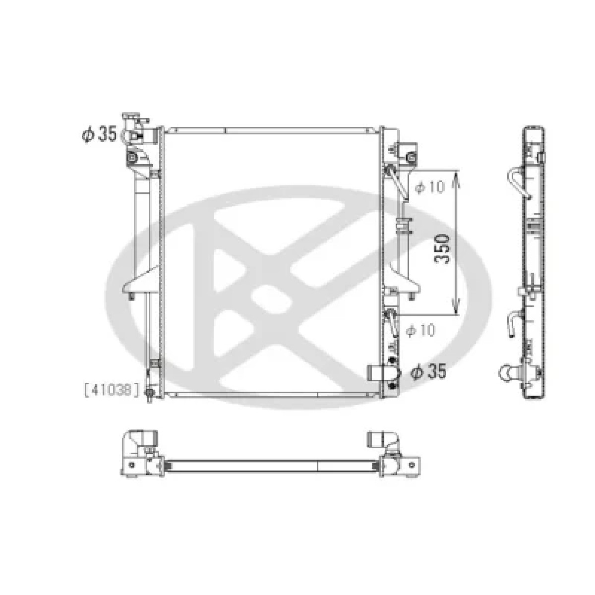 ΨΥΓΕΙΟ ΝΕΡΟΥ KOYORAD MITSUBISHI L200 ’06-’14 2.5 DI-D ΑΥΤΟΜΑΤΟ PL032313